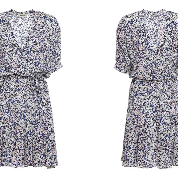 Zadig & Voltaire Floral Mini Dress - Blue and Pink - Picture 1 of 9